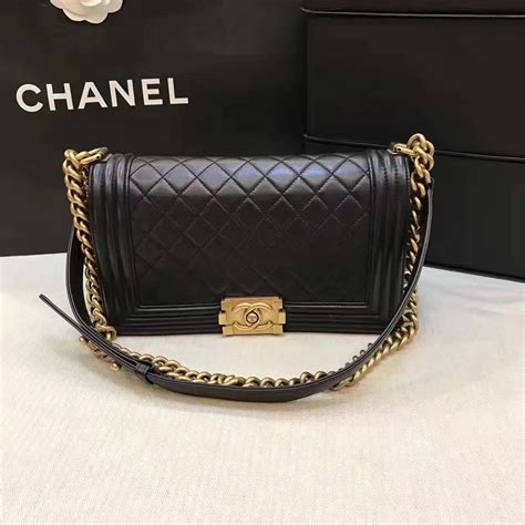 chanel le boy black small|chanel boys bag size.